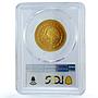 Mexico 1/2 onza Libertad Angel of Independence KM-674 MS 70 PCGS gold coin 2006