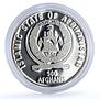 Afghanistan 500 afghanis Javelin Throw KM-1033 Sydney Olympics silver coin 1998