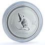 Australia 1 dollar Year Rat 2008 KM-1056a Lunar Series 1 Mouse silver coin 2007