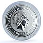 Australia 1 dollar Year Rat 2008 KM-1056a Lunar Series 1 Mouse silver coin 2007