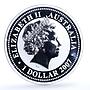 Australia 1 dollar Year Rat 2008 KM-1056a Lunar Series 1 Mouse silver coin 2007