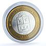 Mexico 100 pesos Quintana State 1st Edition KM-736 Federation bimetal coin 2004
