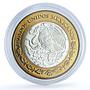 Mexico 100 pesos Quintana State 1st Edition KM-736 Federation bimetal coin 2004