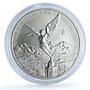 Mexico 1 onza Libertad Angel of Independence KM-639 Bullion silver coin 2000