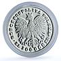 Poland 100000 zlotych Jozef Pilsudski Y#201 Politics proof silver coin 1990