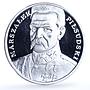 Poland 100000 zlotych Jozef Pilsudski Y#201 Politics proof silver coin 1990