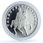 Poland 100000 zlotych Tadeusz Kosciuszko Y#200 Horseman proof silver coin 1990