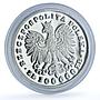 Poland 100000 zlotych Tadeusz Kosciuszko Y#200 Horseman proof silver coin 1990