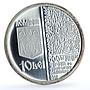 Romania 10 lei Printed Book KM-245 Targoviste Monastery Church silver coin 2008