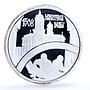 Romania 10 lei Printed Book KM-245 Targoviste Monastery Church silver coin 2008