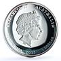 Australia 1 dollar Year Snake High Relief Lunar Series 2 proof silver coin 2013