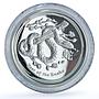 Australia 1 dollar Year Snake High Relief Lunar Series 2 proof silver coin 2013