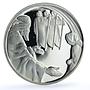 Israel 1 sheqalim Abraham Three Angels KM-409 Biblical Art silver coin 2006
