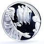 Israel 1 sheqalim Abraham Three Angels KM-409 Biblical Art silver coin 2006