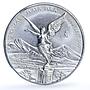 Mexico 2 onzas Libertad Angel of Independence KM-614 Bullion silver coin 1998