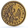 Venezuela 1/2 peso Pueblos Unidos Americanos Medio Peso gold coin 1863