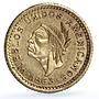 Venezuela 1/2 peso Pueblos Unidos Americanos Medio Peso gold coin 1863