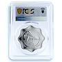 Bangladesh 100 taka Padma Bridge National Symbol PR 69 PCGS silver coin 2022
