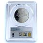 France 100 francs General La Fayette Piefort KM-P991a PR69 PCGS silver coin 1987