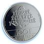 France 100 francs General La Fayette Piefort KM-P991a PR69 PCGS silver coin 1987