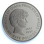 Great Britain 5 pounds Princess Diana Wales KM-997 PR 69 PCGS CuNi coin 1999