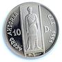 Andorra 10 diners ECU EU Customs Union KM-89 PR 70 PCGS silver coin 1993