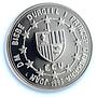 Andorra 10 diners ECU EU Customs Union KM-89 PR 70 PCGS silver coin 1993