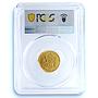 Czechoslovakia 1 dukat Republic KM-8 St. Wenceslaus MS 65 PCGS gold coin 1926