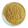 Czechoslovakia 1 dukat Republic KM-8 St. Wenceslaus MS 65 PCGS gold coin 1926