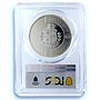 Aruba 5 florins Prikichi KM-64 Wildlife Parrot Bird PR 68 PCGS silver coin 2017