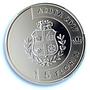 Aruba 5 florins Prikichi KM-64 Wildlife Parrot Bird PR 68 PCGS silver coin 2017