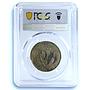 Germany Weimar 3 mark Rhineland KM-70 J-345 Eagle MS 64 PCGS silver coin 1930 D