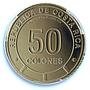 Costa Rica 50 colones Cottontail Rabbit KM-248 Fauna PR69 PCGS NiBrass coin 2023