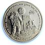 Ascension Island 1 crown 1st Man on Moon KM-49 Space PR 68 PCGS silver coin 2019
