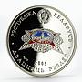 Belarus 20 rubles 60th Victory in Great Patriotic War silver coin 2005