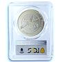 Albania 100 leke Independence KM-92 Ismail Qemali PR 66 PCGS silver coin 2002