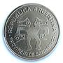 Argentina Catamarca "1 Korona" Token Aguada Culture Crown MS 63 PCGS silver 1991