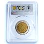 Bolivia Revolution Independence La Paz Anniversary MS 68 PCGS bimetal medal 2009