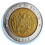 Bolivia Revolution Independence La Paz Anniversary MS 68 PCGS bimetal medal 2009