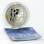 Belarus 20 rubels Pakatigaroshak Legends and Fairy Tales silver coin 2009