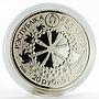 Belarus 20 rubles Legend of Tortoise proof silver coin 2010