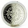 Belarus 20 rubles 10 years of EurAaEC proof silver coin 2010