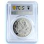 Bosnia 750 dinara Grey Wolf KM-26 Preserve Planet PR 68 PCGS silver coin 1994