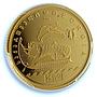 Georgia 25 lari Golden Fleece KM-97 Mythology Ship PR 69 PCGS gold coin 2008