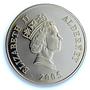 Alderney 5 pounds Trafalgar Coloured KM-79a Flags PR 70 PCGS silver coin 2005