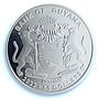 Guyana 50 dollars China Relations KM-66 Flags PR 70 PCGS silver coin 2022