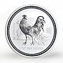 Australia 1 dollar Year of the Rooster Lunar Series I silver coin 1oz 2005