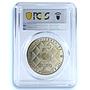 France 5 euros Coco Chanel KM-1566 Culture Art PR 66 PCGS 37 mm silver coin 2008
