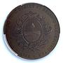 Argentina Bishop Juan Nepomuceno Terrero La Plata MS 64 PCGS bronze medal 1901