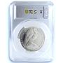 Cook Islands 50 dollars Churchill KM-11 Big Ben PR 67 PCGS silver coin 1974
